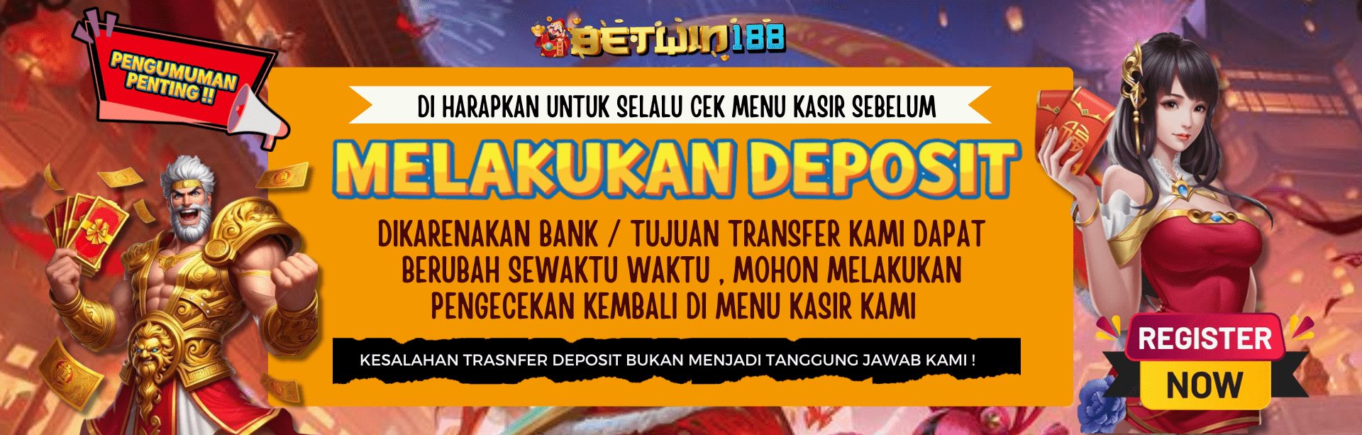 CEK DEPO