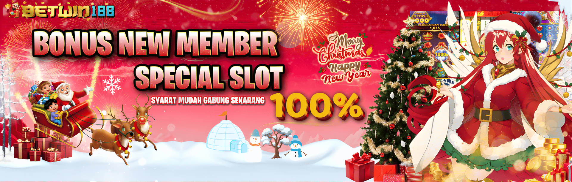 BONUS GACOR NEW MEMBER 100%