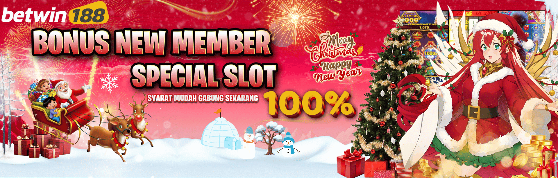 BONUS GACOR NEW MEMBER 100%