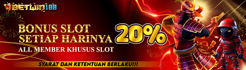 BONUS HARIAN 20%