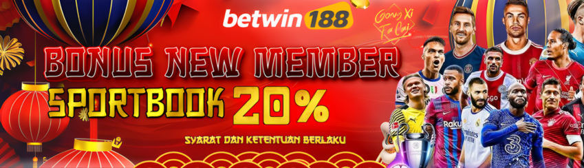 WELCOME BONUS NEW MEMBER 20% ( SPORTSBOOK )