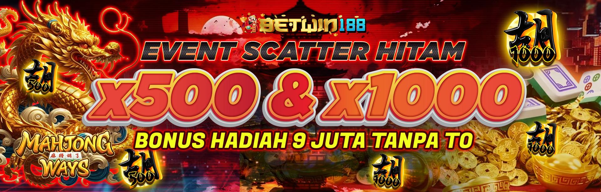 SCATTER HITAM X500 & X1000